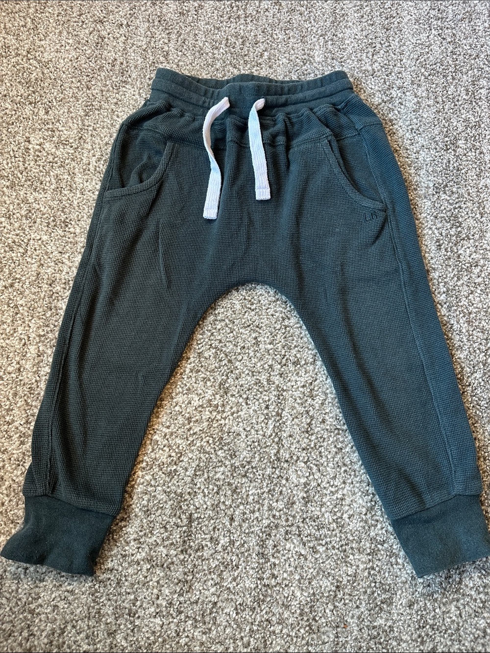 Little Bipsy waffle joggers